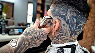 Fresh Skin Fade with Awesome Tattoos