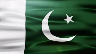 WATCH IN FULLSCREEN. Video Screensaver of Pakistani Flag 10 hours long