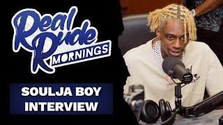 SOULJA BOY TALKS SODMG CLOTHING LINE, NEW ARTISTS, CRYPTO & MORE | REAL RUDE MORNINGS