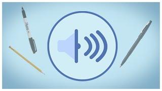 Pencil, pen, marker sound effect, audio sample free download