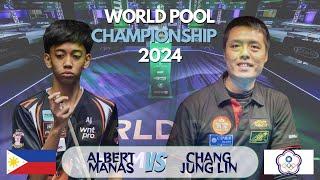 ALBERT MANAS VS CHANG JUNG LIN • WORLD POOL CHAMPIONSHIP 2024