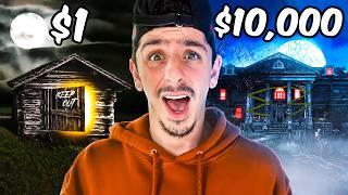 I Built A $1 VS $10,000 Haunted House (BUDGET CHALLENGE)