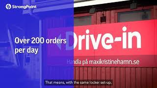 ICA Kristinehamn fulfilling 200 online orders a day using StrongPoint's grocery lockers