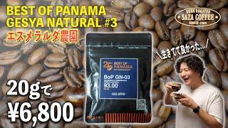 世界最高峰のゲイシャコーヒーを買ってしまった…Best of Panama落札ロットが美味しすぎる【サザコーヒー/Saza Coffee/エスメラルダ農園/Hacienda La Esmeralda】