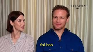 Caitríona Balfe e Sam Heughan falam no TV Insider