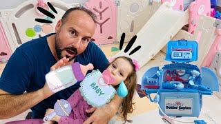 Kız Oyunları!Ada ile Oyuncak Bebek Evcilik Videosu!Bebek Bakma Oyunları,Kız Oyunları#baby ​⁠​⁠