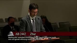 CFC Greg Burt Testifies in Opposition to AB 2442