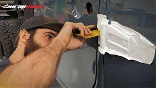 How to Vinyl Wrap a Hinge on a Jeep Wrangler