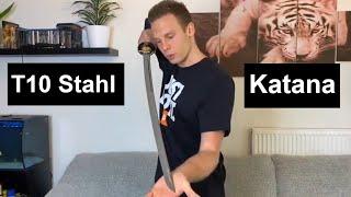 Tsurumaru T10 Stahl Katana Unboxing von Samuraischwert.kaufen