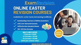 Easter Revision Course 2024 - ExamRevision.ie ‍