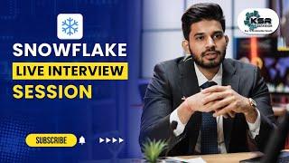 Live Recorded Interview For Snowflake Data Engineer || L&T -2022 II KSR Datavizon