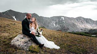 The Most Beautiful Mountaintop Elopement in Colorado | Colorado Elopement Videographer