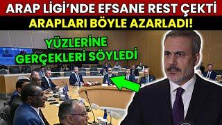 BARBAR SAVAŞ MAKİNESİ! Hakan Fidan Arap Liderleri Yüzlerine Karşı Azarladı