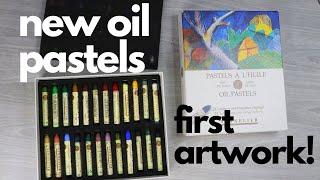 Sennelier Oil Pastel Landscape Set | Fancy Oil Pastels First Impressions/Review! Are They Worth It?