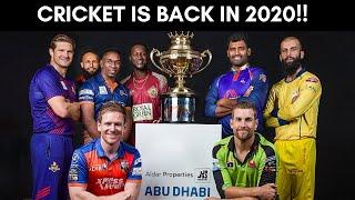 Breaking News: Professional Cricket Returns in 2020 | Abu Dhabi T10 League 2020