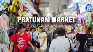  4k HDR | Walking in Pratunam, THAILAND Largest Clothing Market