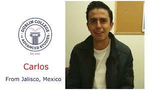 Carlos | Student Experience | Dublin College of Advanced Studies