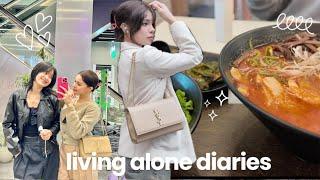 vlog  olive young, DIY hairdye, clinic visits, welcome back to korea Moy