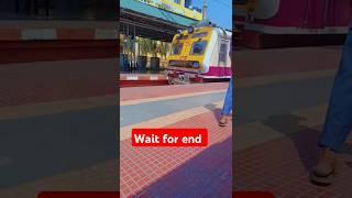 indian railway crossing the platform #shorts #ytshorts