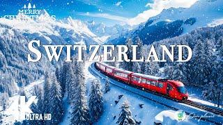 Swistzerland winter 4K - Beautiful winter in Switzerland, Brilliant Christmas season (4K Ultra HD )