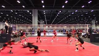 Volleyball to the camera #7