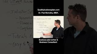 The ultimate business plan template. | Dr. Paul Borosky, MBA