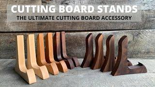 Cutting Board Stands, The Perfect Cutting Board Accessory * Easy build *