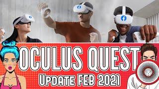 Oculus META Quest Multi-User Accounts & App Sharing Feb Software Update 2021