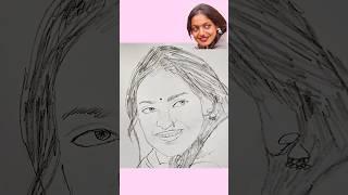 Monalisa drawing #trending #drawing #shorts #oviyanravi #monalisa