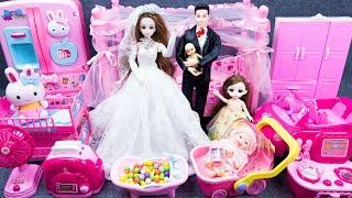 22 Minutes Satisfying With Unboxing Barbie Fancy Furniture Collection Review Toys ASMR | My Toys Wow