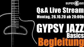 Live Stream: Gypsy Jazz Basics - Begleitung. SUPERGAIN - The Guitar Academy