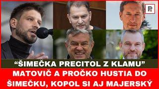 Matovič a Pročko hustia do Šimečku, kopol si aj šéf KDH Majerský