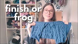 Finish or Frog | Every Knitting Project on my Needles