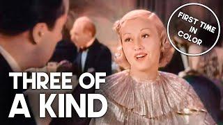 Three of a kind | COLORIZED | Classic Romantic Film