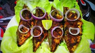 Masala Fish Fry recipe in Hindi | Bangda Fish Fry - Funny Fish recipe