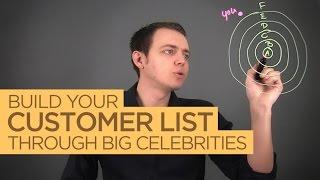 Build Your Email / Customer List with Celebrities