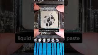 liquid metal thermal paste #shorts