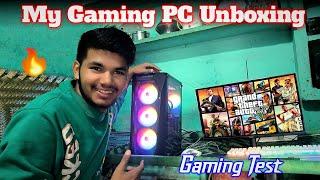 ( Dream )  My New Gaming PC Unboxing With Gaming Test GTA 5 200 FPS +