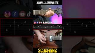 Always Somewhere - Scorpions (Intro with Tabs) #shorts