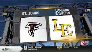 HIGHLIGHTS: Saint Johns dominates Lansing Eastern 47-8 to move to 4-0 on the year