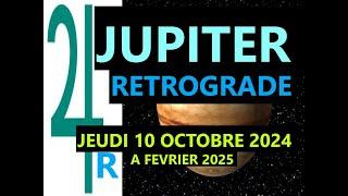 Jupiter rétrograde en Gémeaux Jeudi 10 Octobre 2024 jusqu'à Février 2025 Comprendre où est sa place