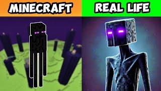 MINECRAFT MOBS VS REAL LIFE #3 | Super Realistic 4k