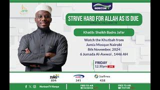  Strive Hard For Allah As Is Due | Sheikh Badru Jafar | Friday Khutbah