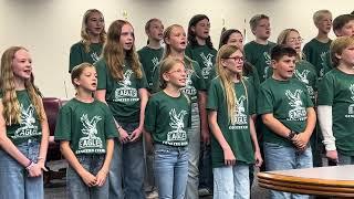 Evergreen Jr. High Board Meeting Performance - Step in Time