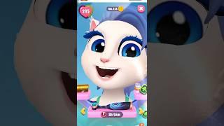 Bushing teeth 235 | my talking Angela 2 #shorts #brushingteeth #talkingangela2