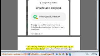 play store: Google Play Store may warn its users from downloading low quality apps.