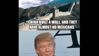 Trump: "China Built a Wall"