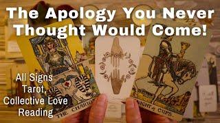 LOVE TAROT READING- THE APOLOGY YOU NEVER THOUGHT WOULD COME!!