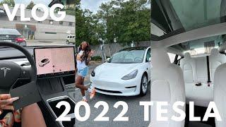 Picking Up My 2022 Tesla Model 3 | Tesla Accessories