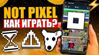 Not Pixel: How to Get an Airdrop? How to Play the Game? (Tapalka on Telegram from Notcoin)